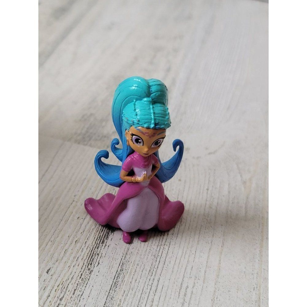 Shimmer shine pink blue dress formal princess toy figure
